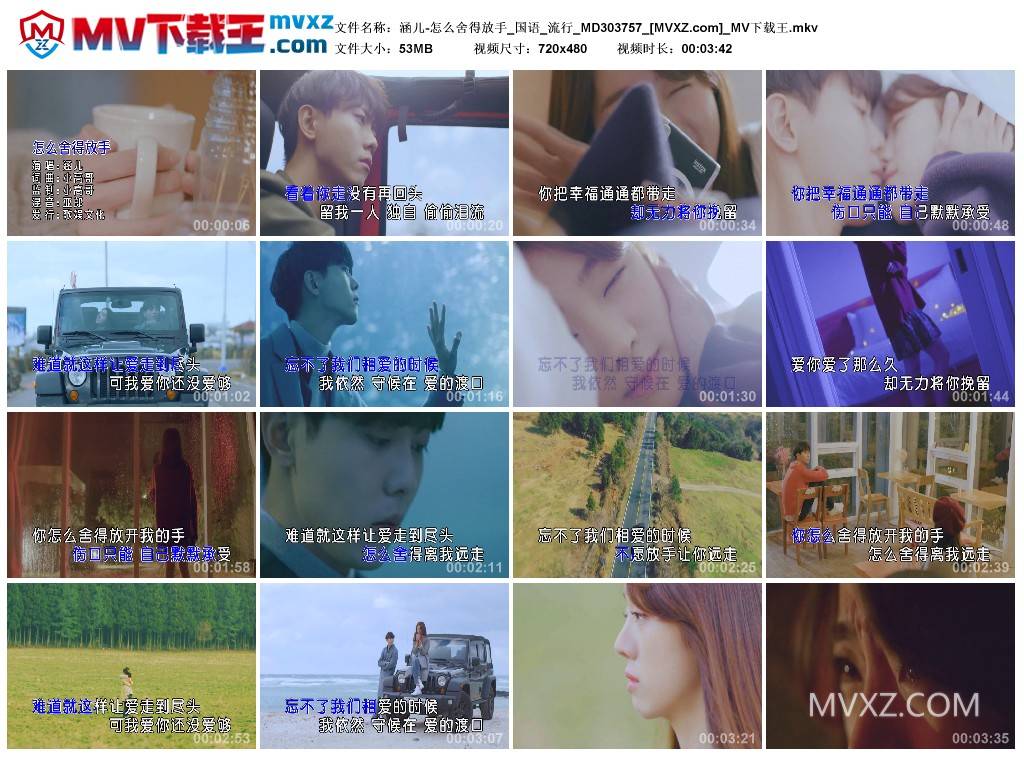 涵儿-怎么舍得放手_国语_流行_MD303757